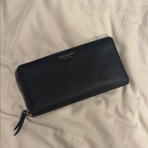 Kate Spade Black Zip Wallet